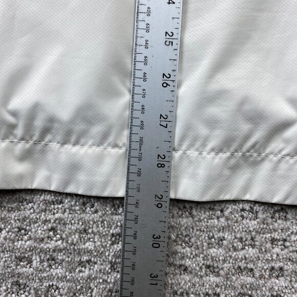 Vintage Chaps Golf Windbreaker Jacket Short Sleeve Men M Cream Pull Over Sweater - Picture 13 of 13